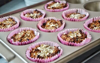 Veganské bezlepkové muffiny – čokoládové a borůvkové