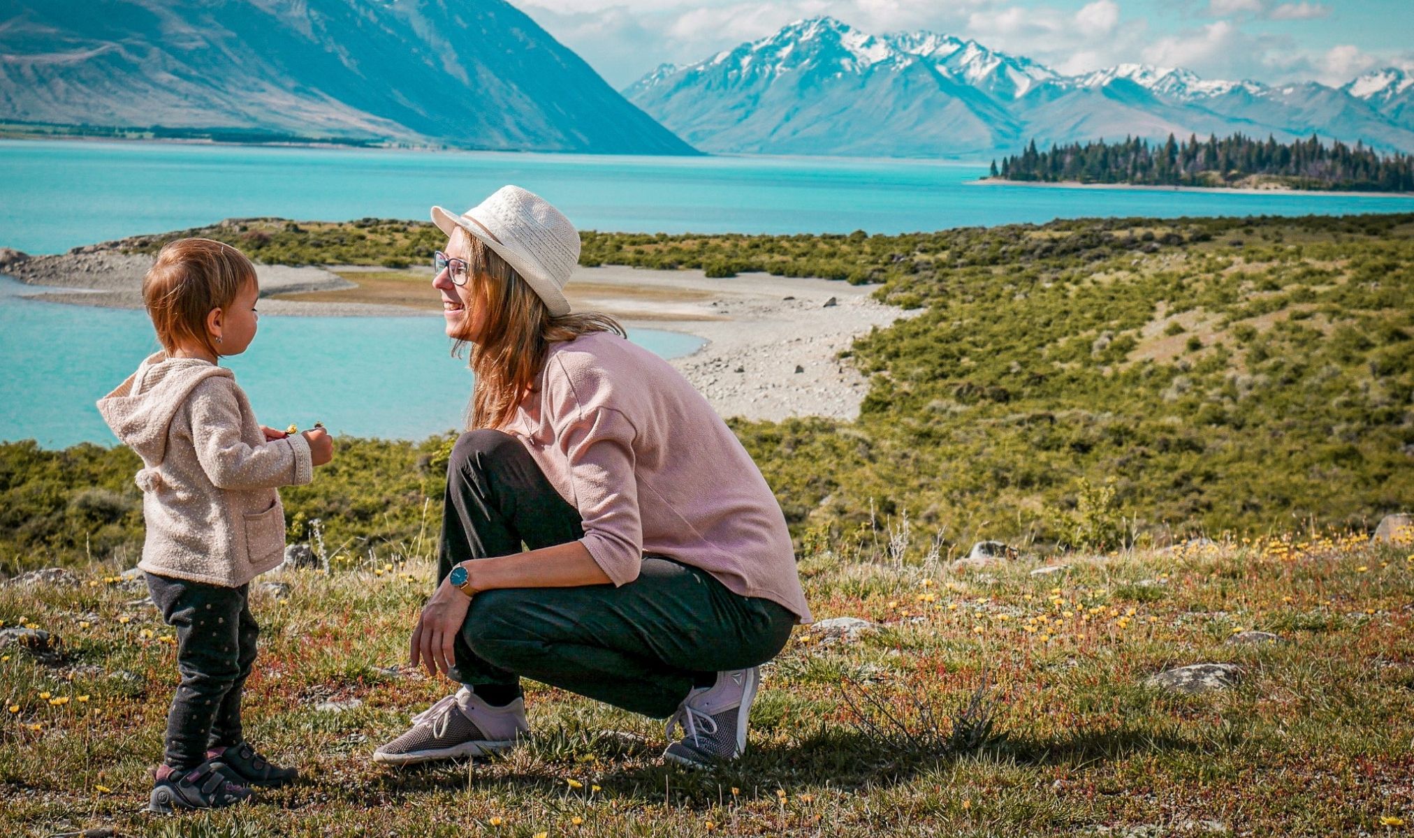 máma na cestách v horách