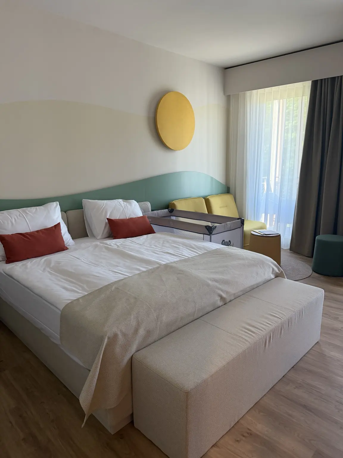 Ložnice pro rodiče ve Family Suite Junior