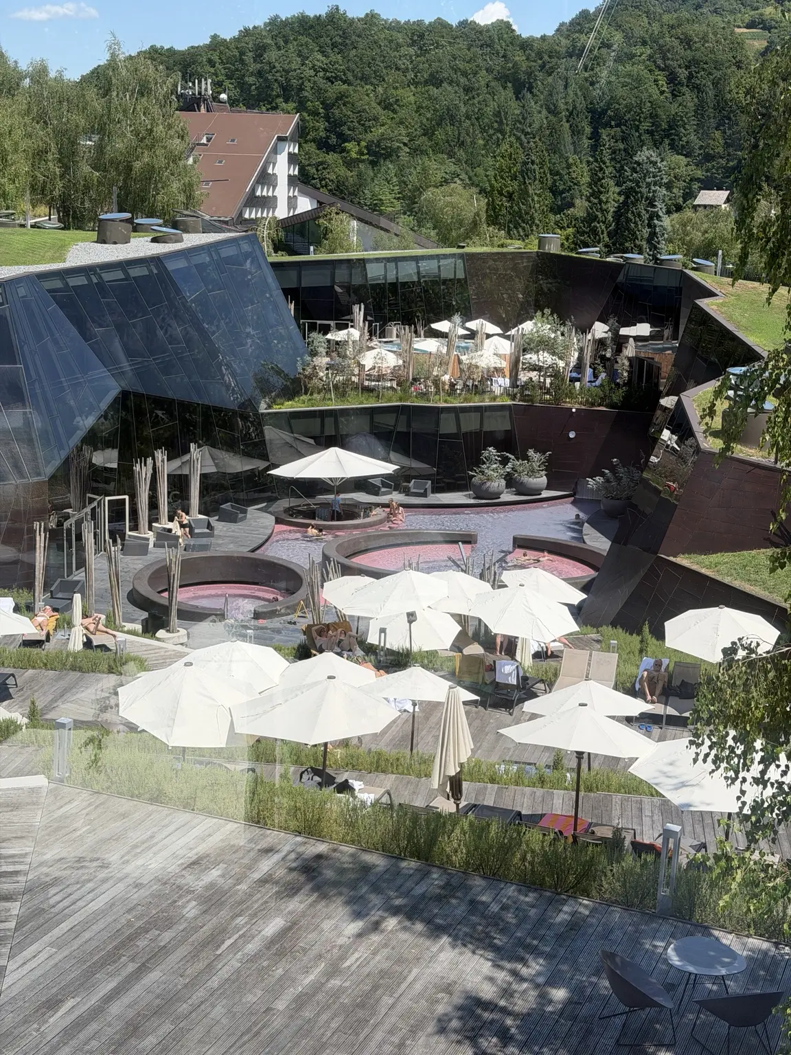 Venkovní bazény Family Wellness Termalija v Terme Olimia